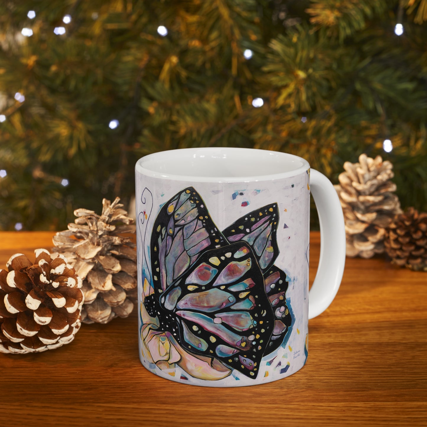 "Butterfly for Brook" Ceramic Mug by Zabrina Fine Art