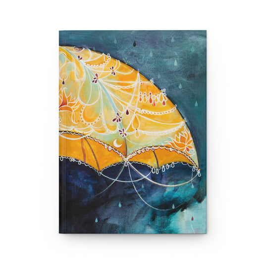 "Rain Glow" Hardcover Journal by Zabrina Fine Art