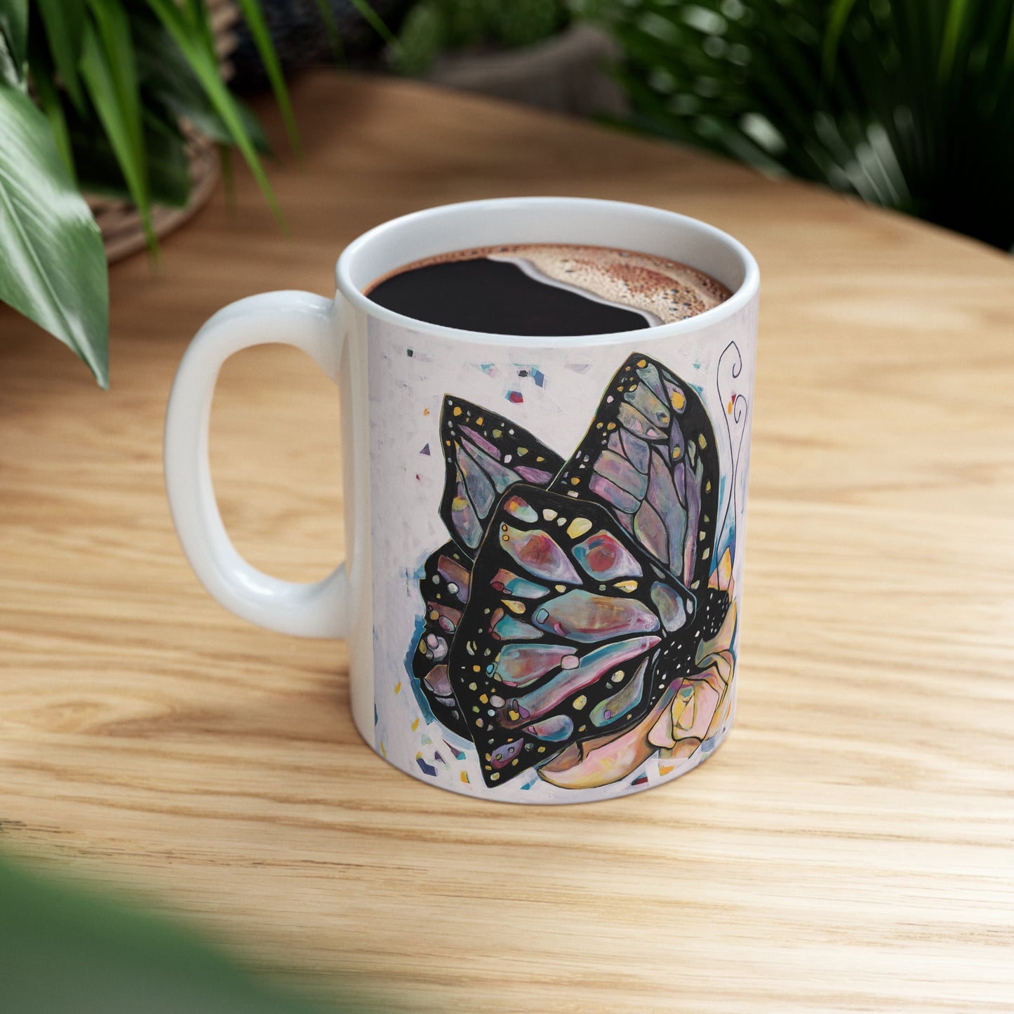 "Butterfly for Brook" Ceramic Mug by Zabrina Fine Art