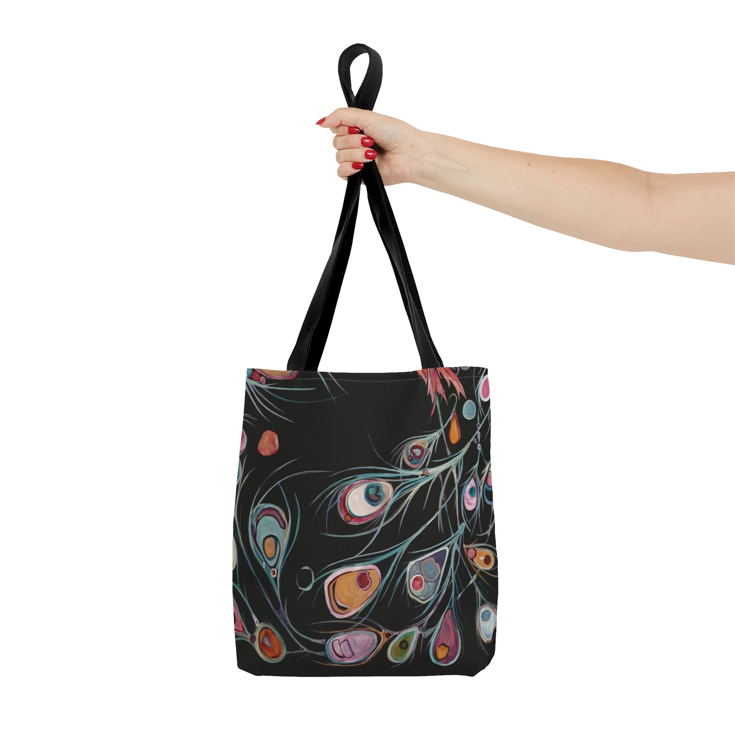 "Peacock" Tote Bag by Zabrina Fine Art