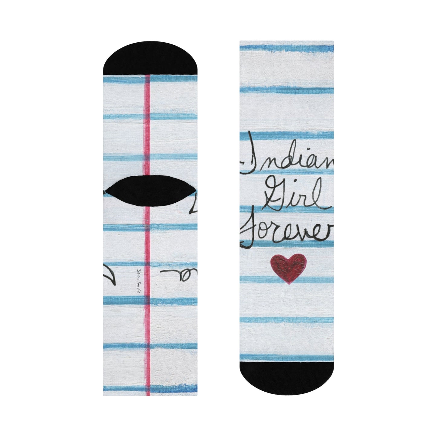 "Indiana Girl" Cute Socks by Zabrina Fine Art