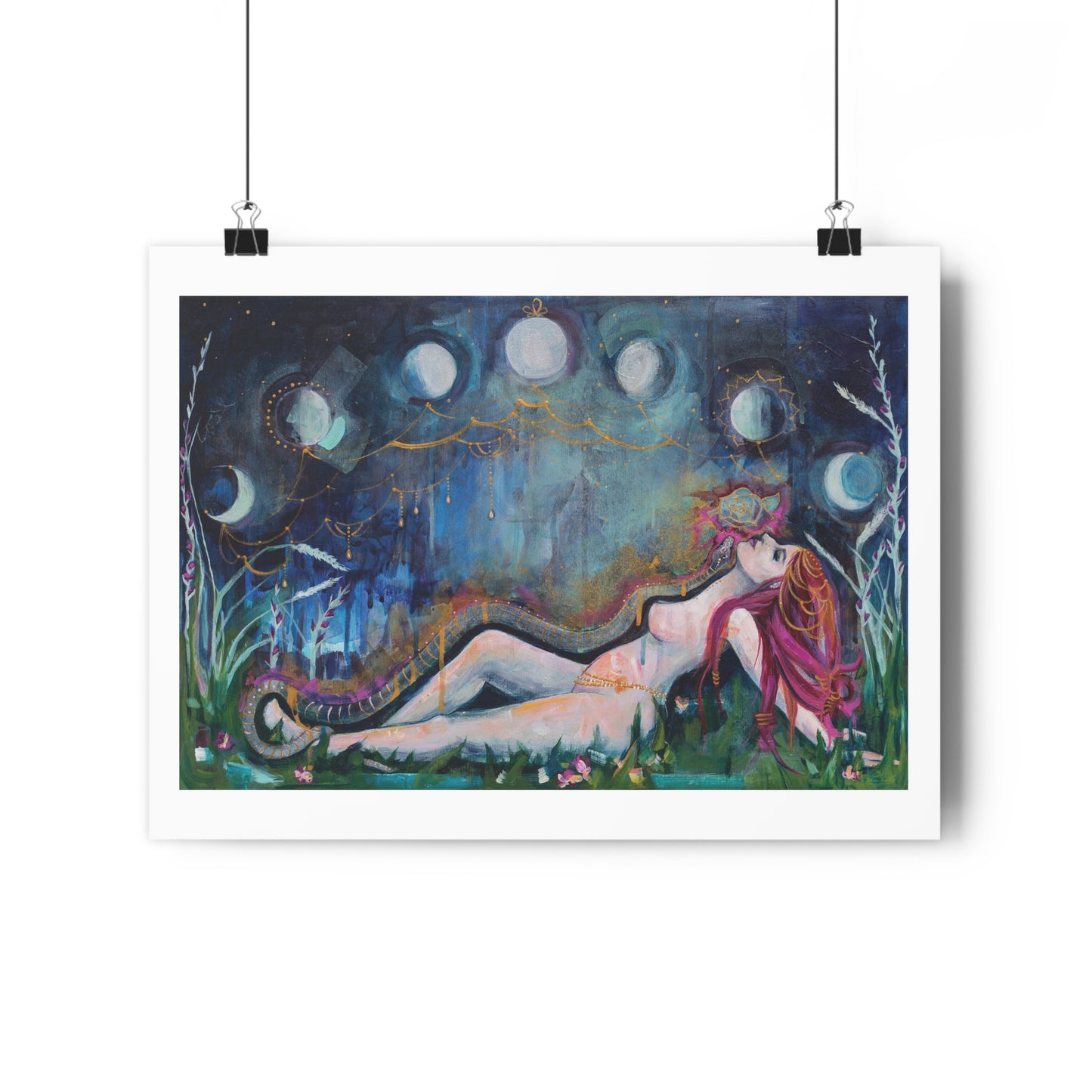 "Moon Bather" Giclée Art Print by Zabrina Fine Art