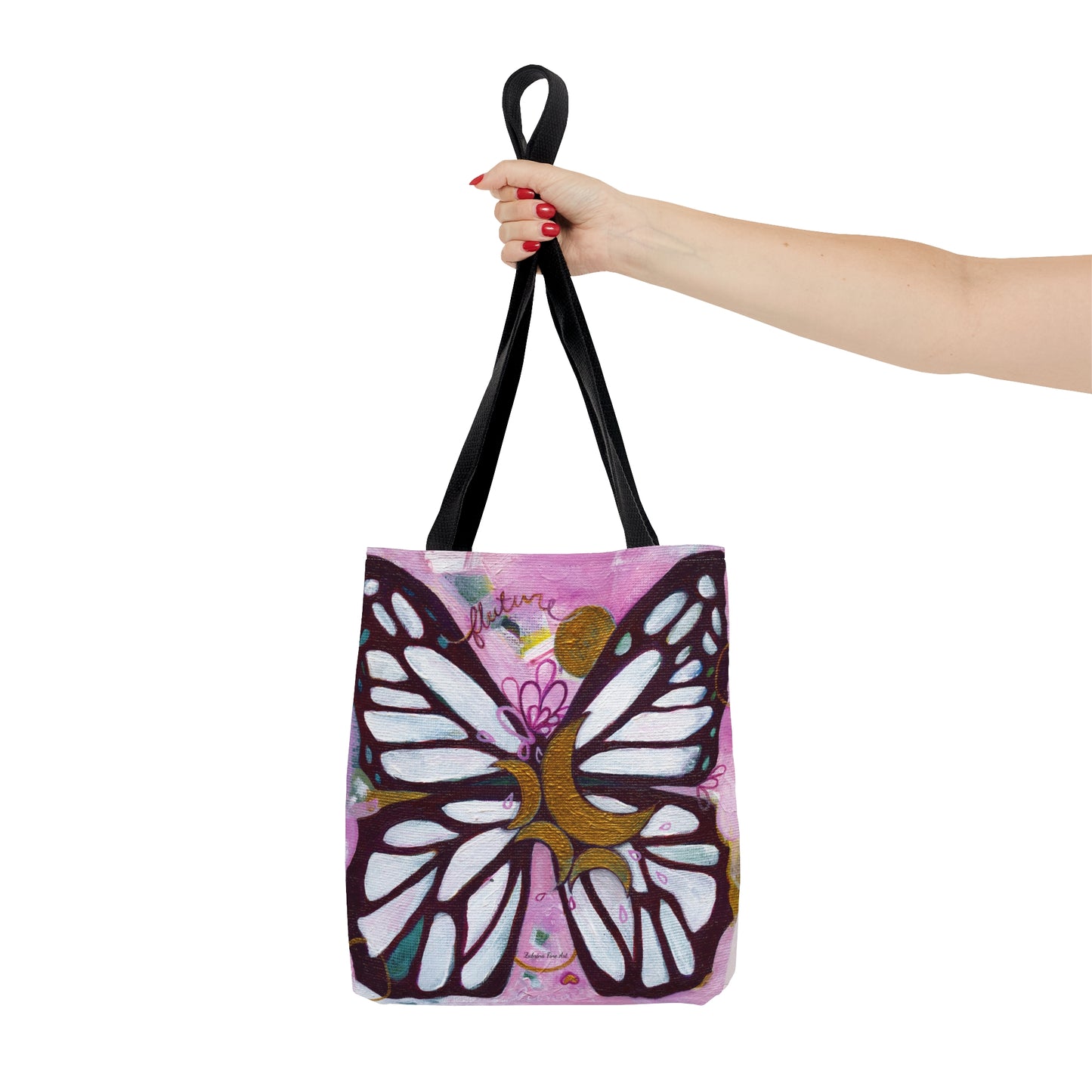 "Two Butterflies" Tote Bag by Zabrina Fine Art