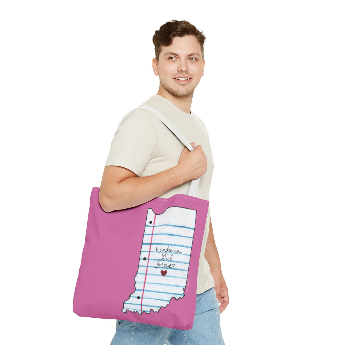 "Indiana Girl" Tote Bag by Zabrina Fine Art
