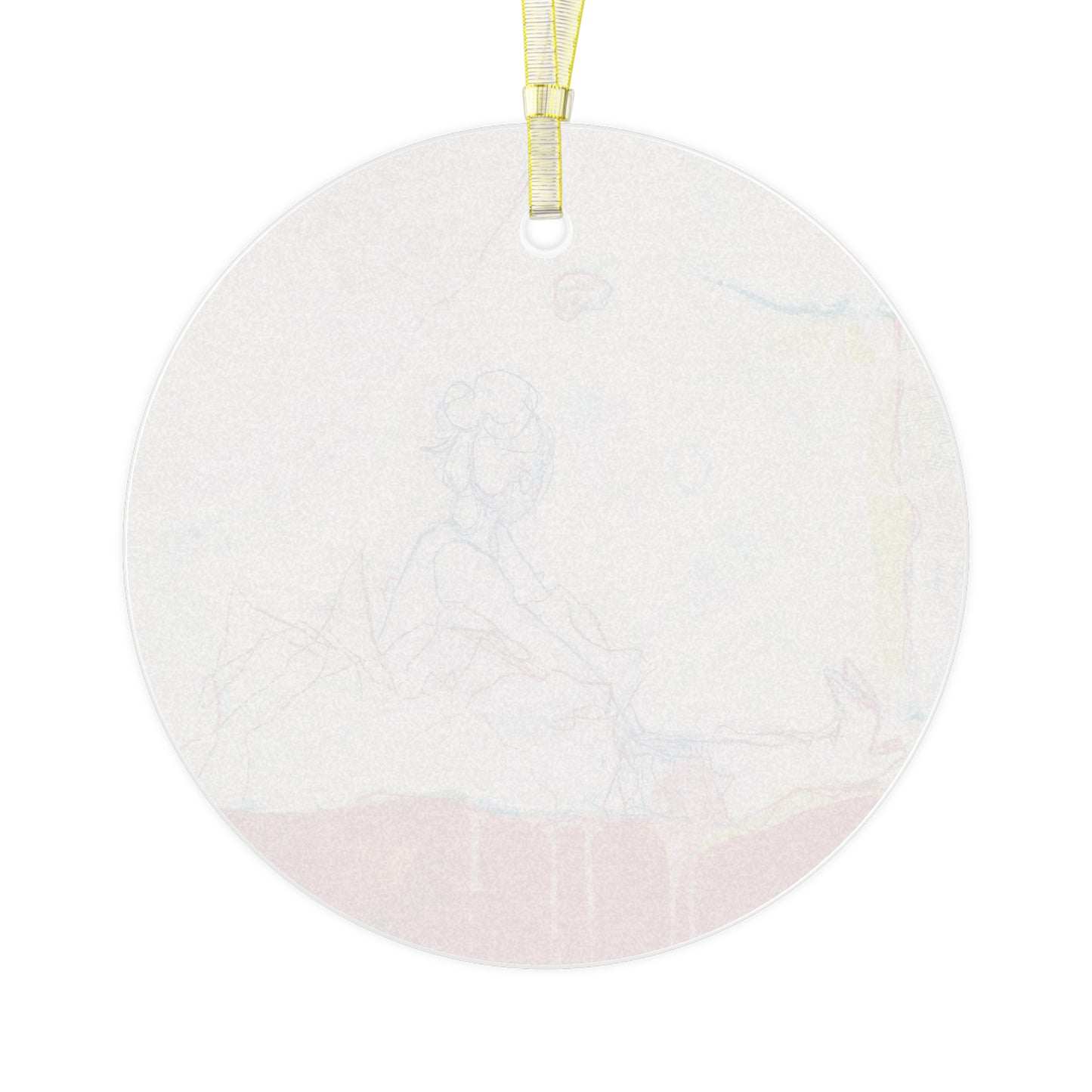 "Moon River Dream" Glass Ornament by Zabrina Fine Art