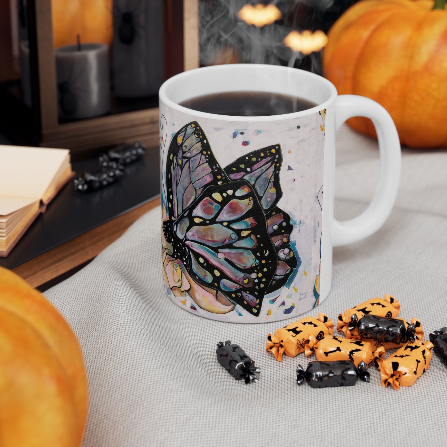 "Butterfly for Brook" Ceramic Mug by Zabrina Fine Art