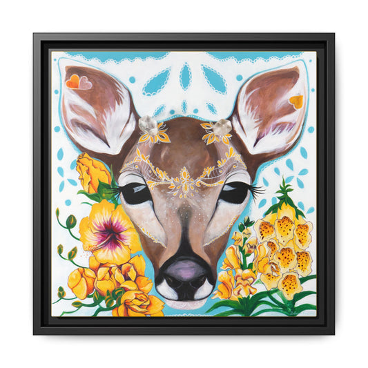 "Gentle Prince" Framed Canvas Fine Art Reproduction by Zabrina Fine Art