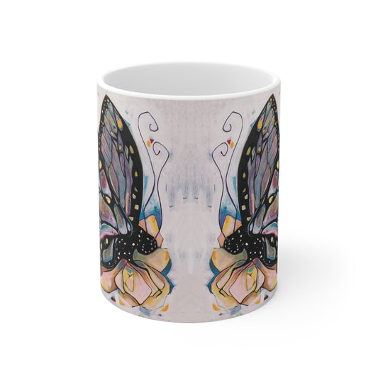 "Butterfly for Brook" Ceramic Mug by Zabrina Fine Art