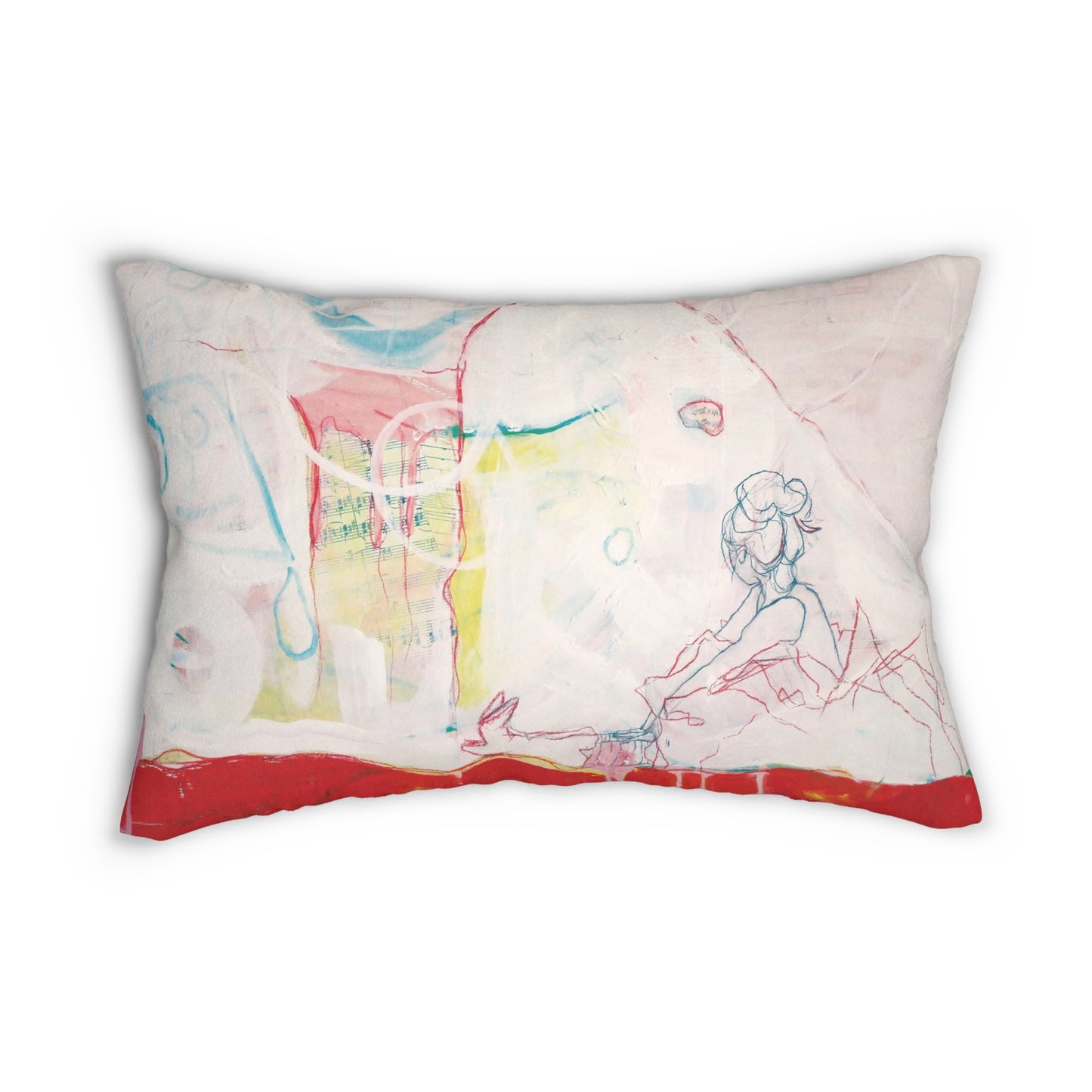 "Moon River" Throw Pillow by Zabrina Fine Art