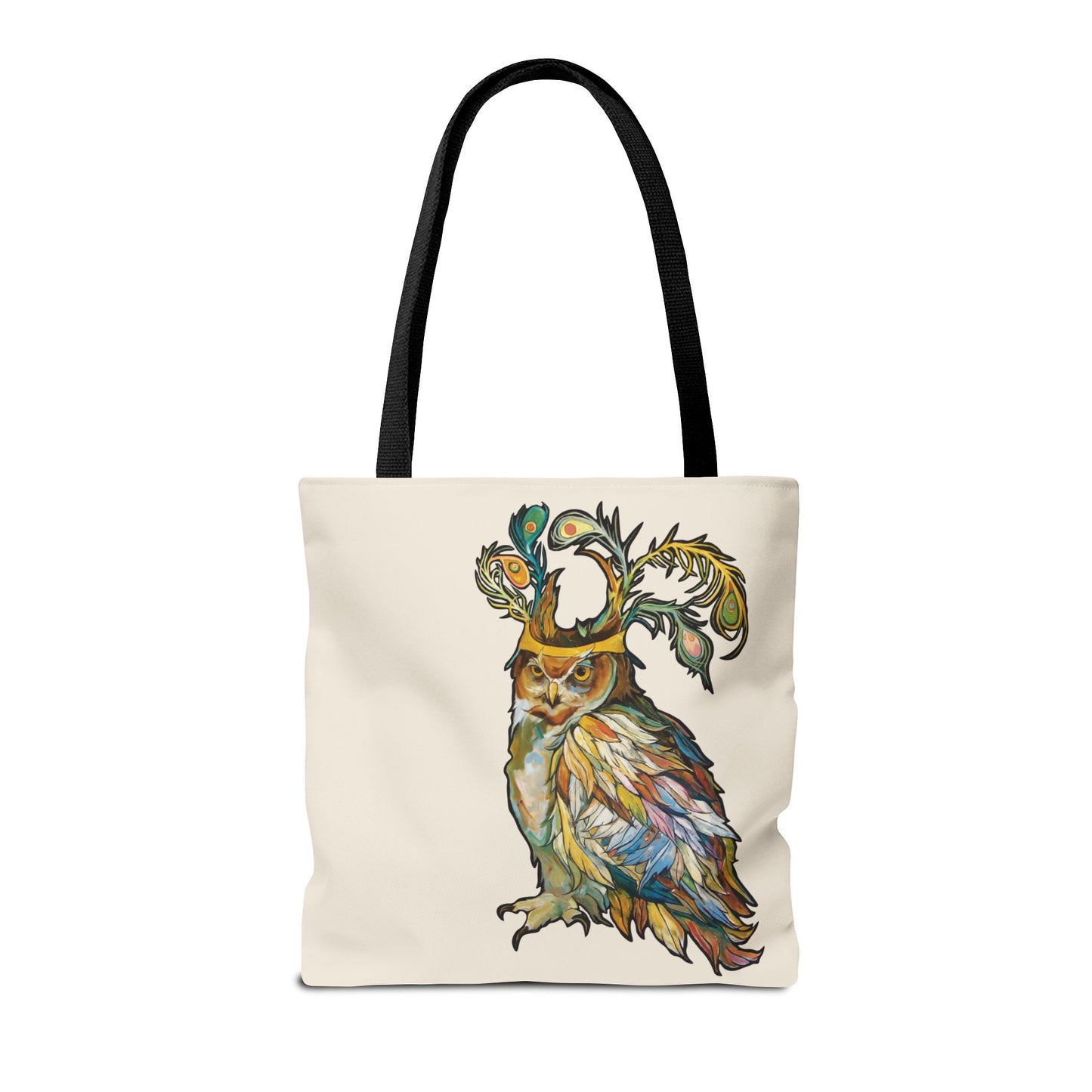 "Two Owls" Tote Bag by Zabrina Fine Art