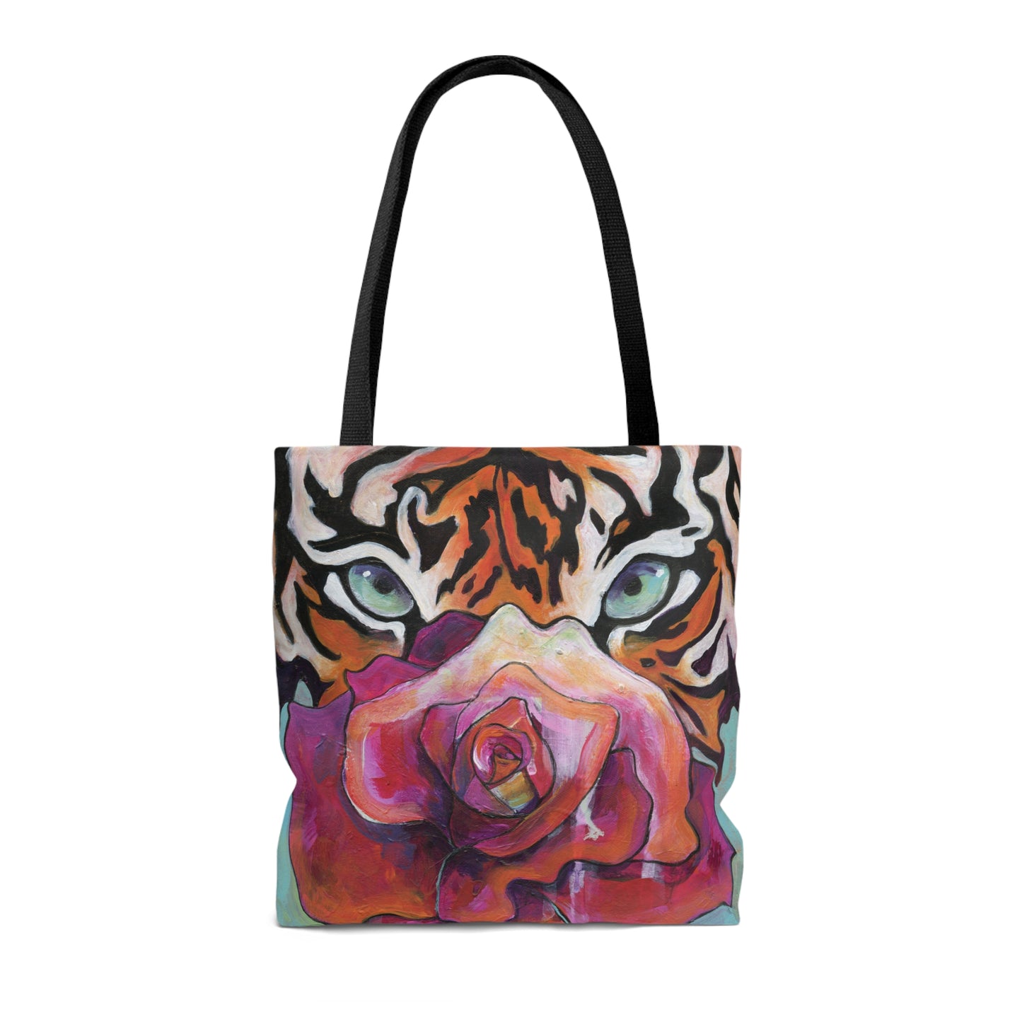 "Tiger Rose" Tote Bag by Zabrina Fine Art