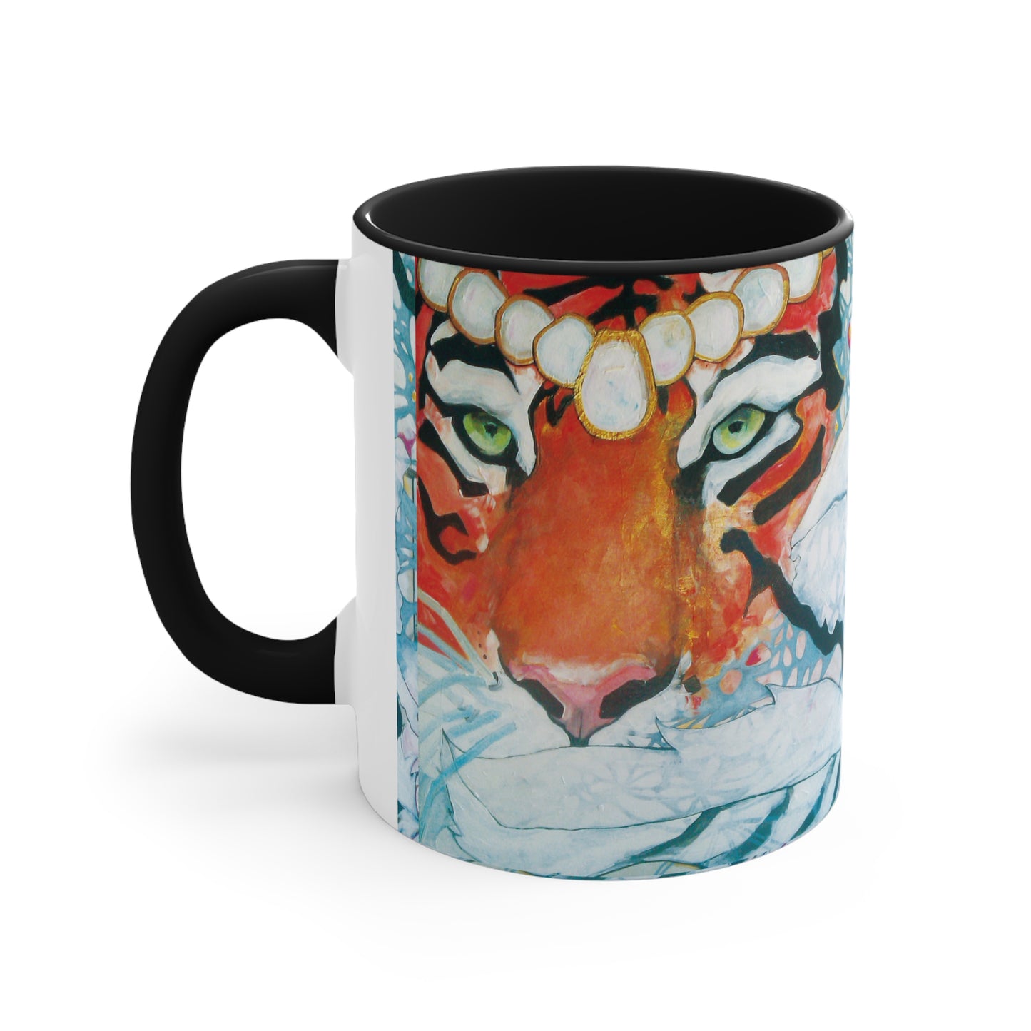 "Tigress" Ceramic Mug by Zabrina Fine Art