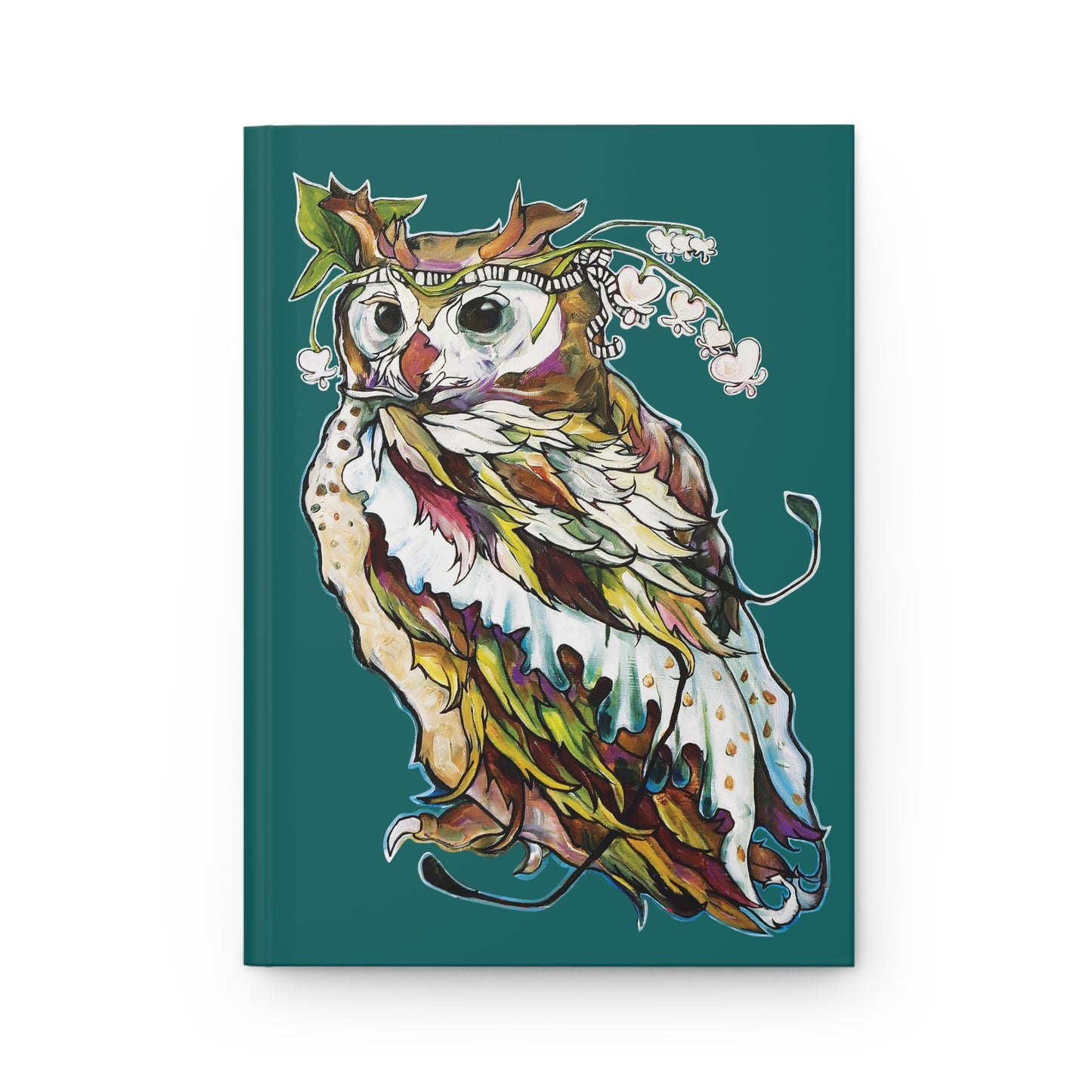 "Fairy Owl" Hardcover Journal by Zabrina Fine Art