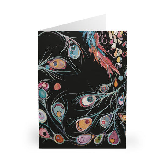 "Peacock Feather" Notecards by Zabrina Fine Art (set of 5)