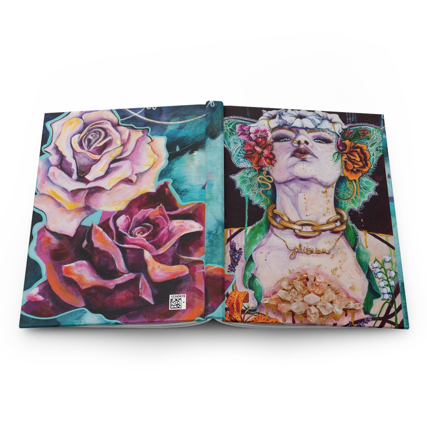 "Persephone" Hardcover Journal by Zabrina Fine Art
