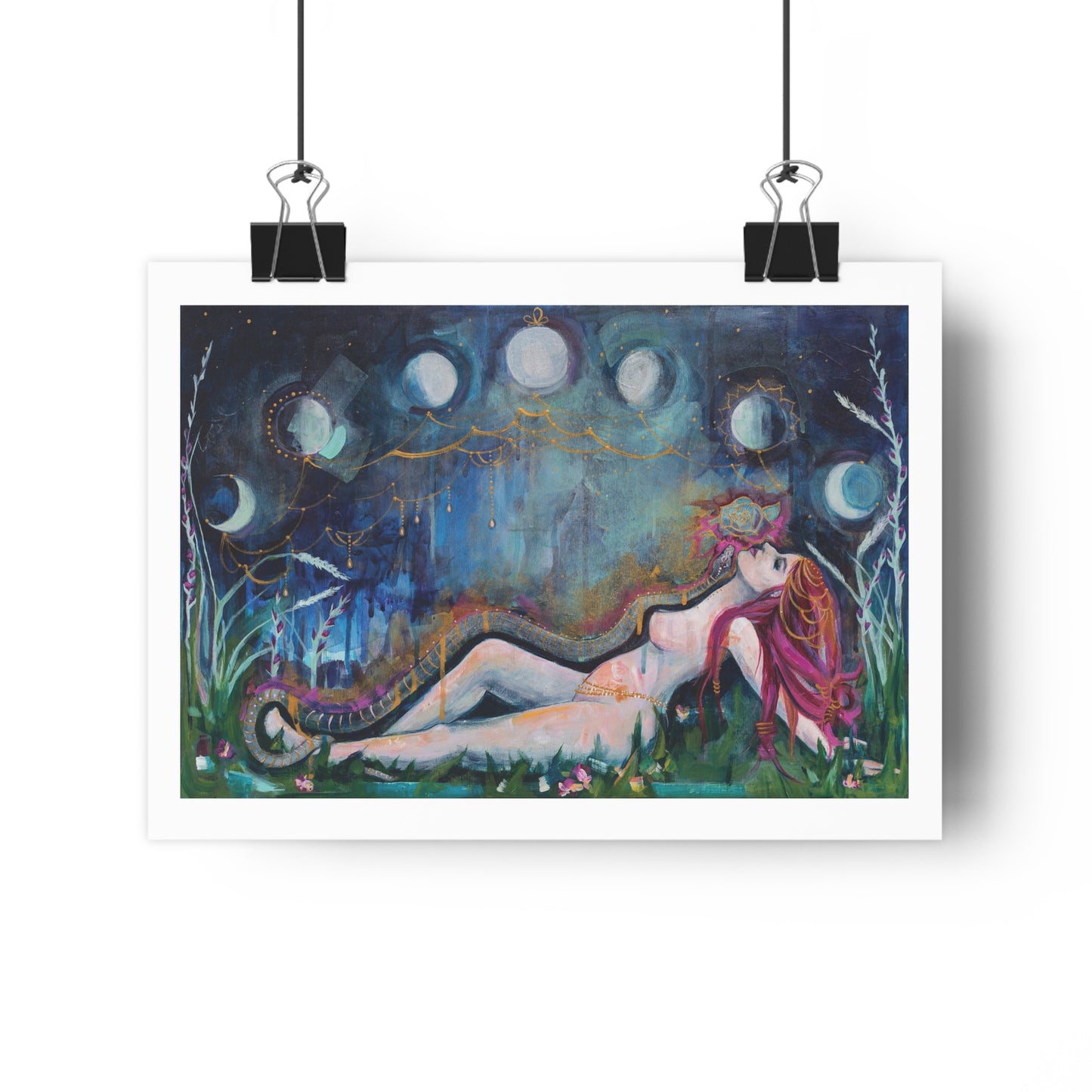 "Moon Bather" Giclée Art Print by Zabrina Fine Art