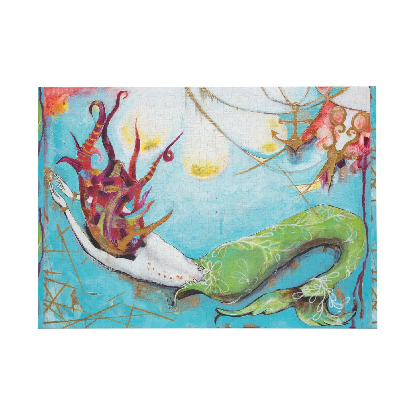 "Mermaid" 1000 Piece Puzzle by Zabrina Fine Art