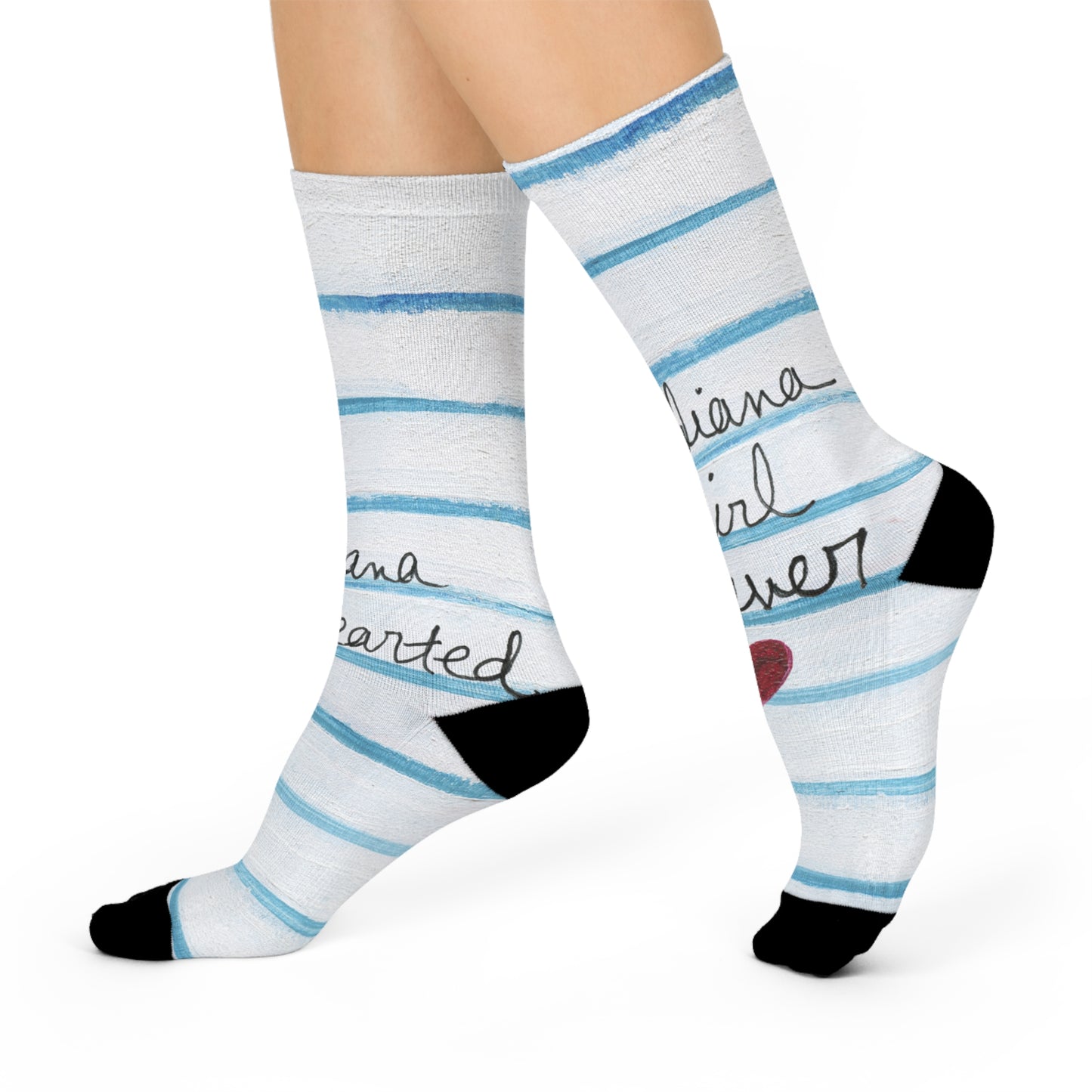 "Indiana Girl" Cute Socks by Zabrina Fine Art