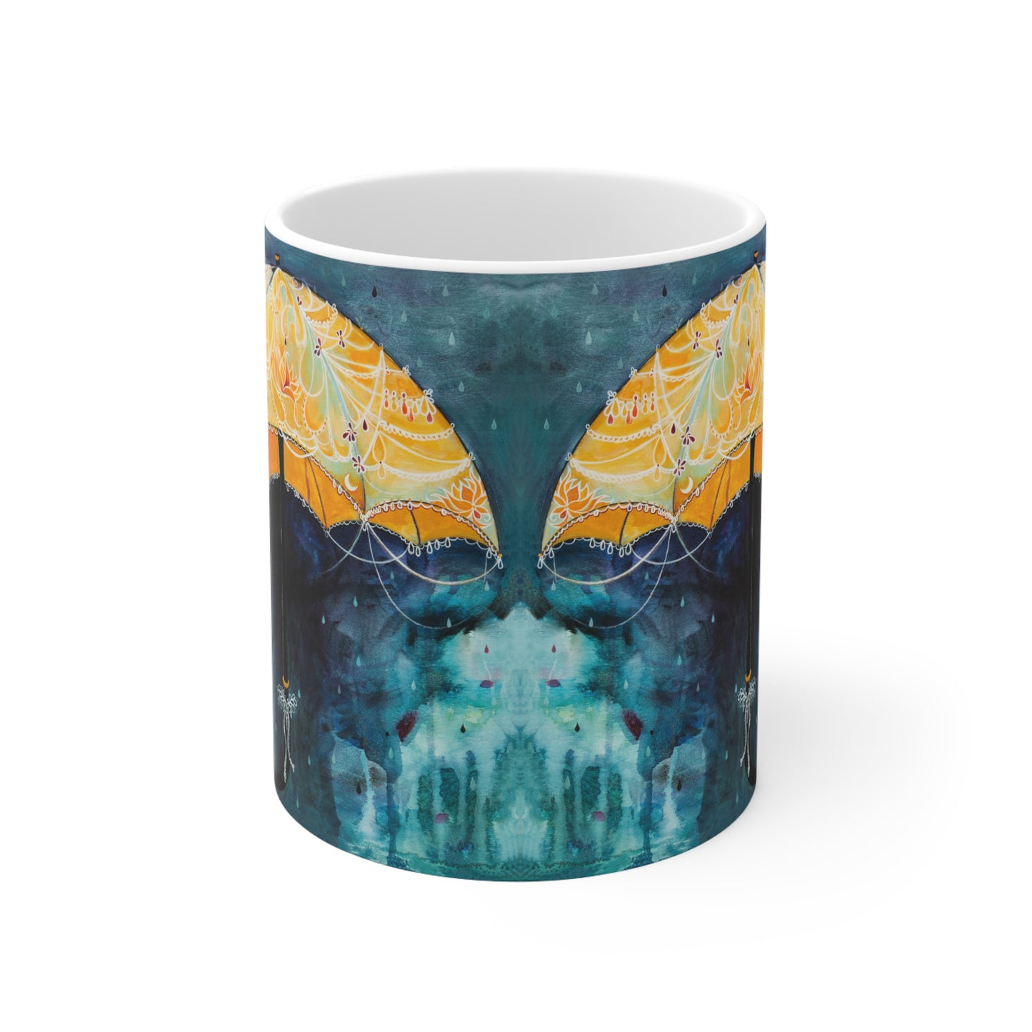 "Rain Glow" Ceramic Mug by Zabrina Fine Art