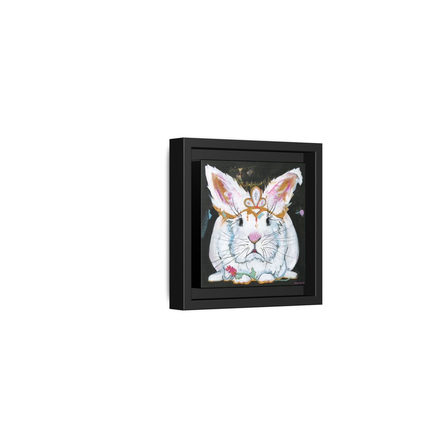 "Princess Fluffy Butter" Framed Canvas Fine Art Reproduction by Zabrina Fine Art