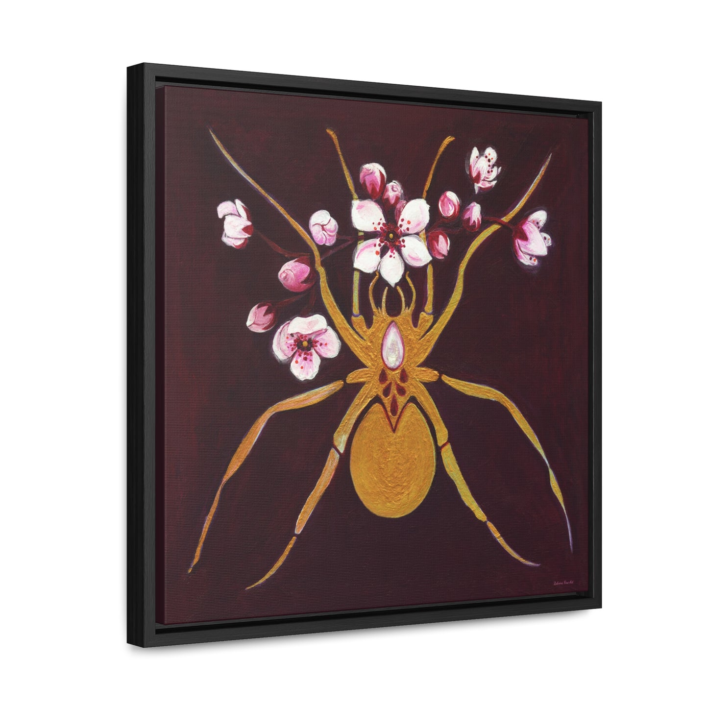 "Gold Spider" Framed Canvas Fine Art Reproduction by Zabrina Fine Art