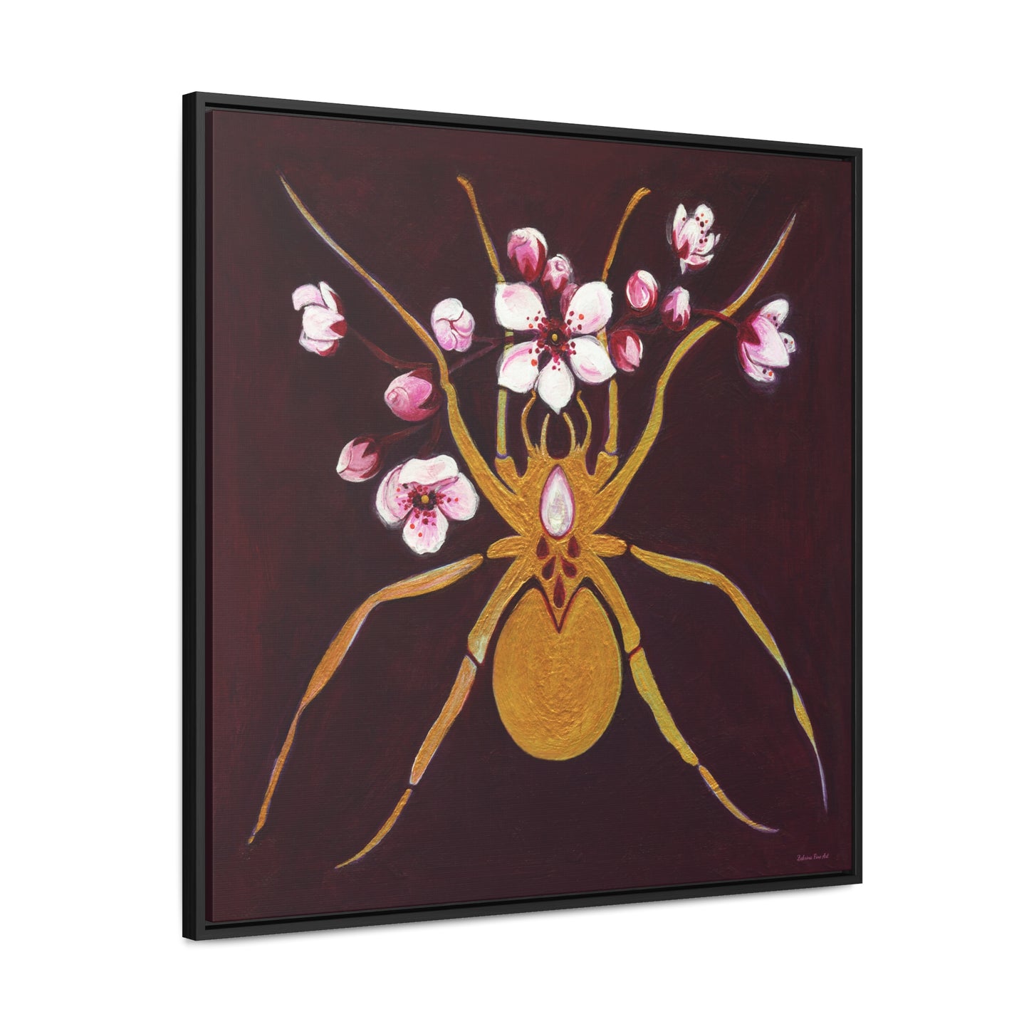 "Gold Spider" Framed Canvas Fine Art Reproduction by Zabrina Fine Art