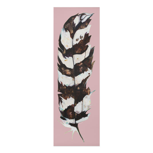 "Feather Shell Pink" Yoga Mat by Zabrina Fine Art