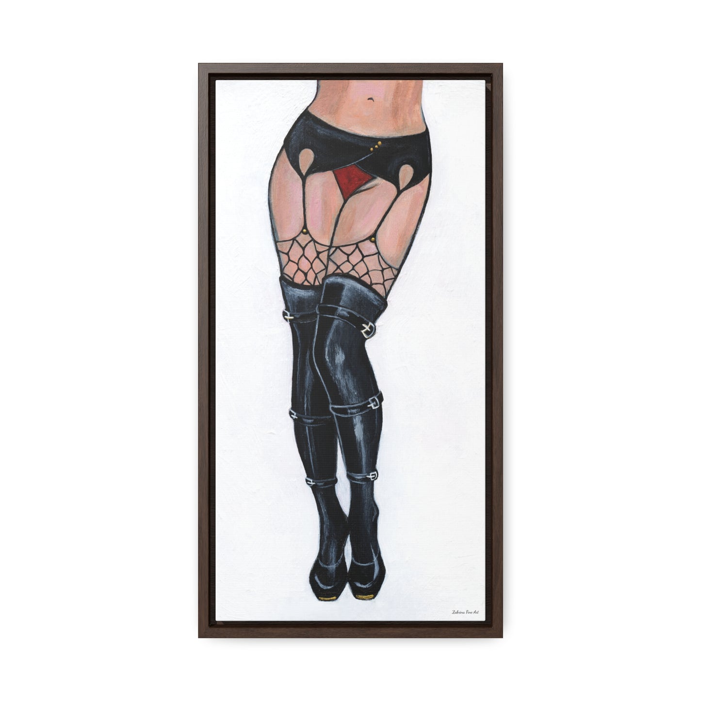 "Legs" Framed Canvas Fine Art Reproduction by Zabrina Fine Art