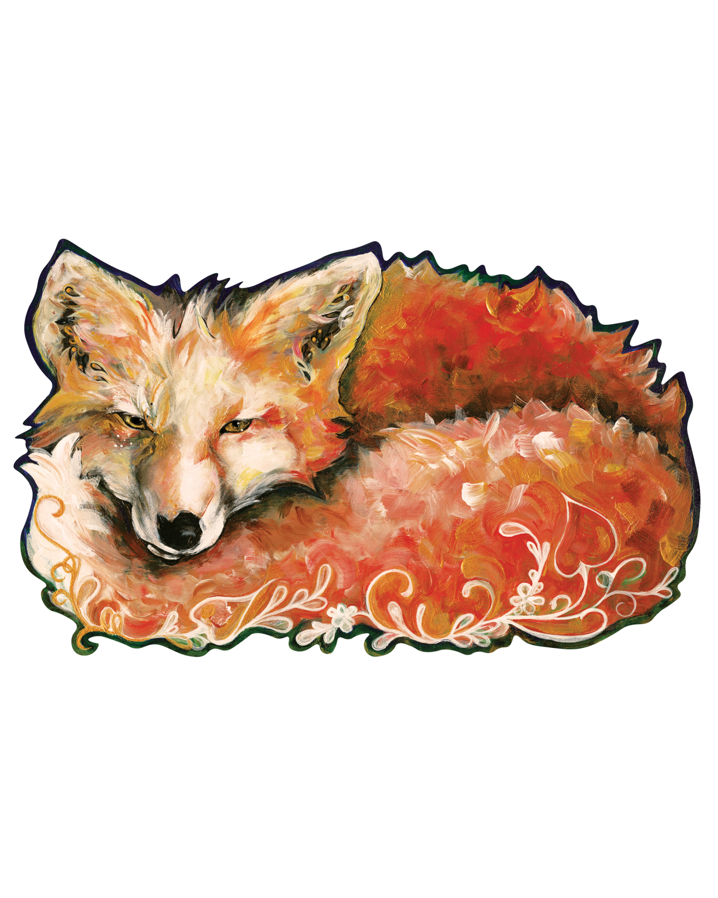 "Fox ZSticker" Die-Cut Sticker